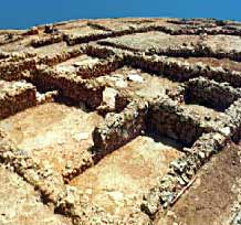 Remains of Phoenician houses