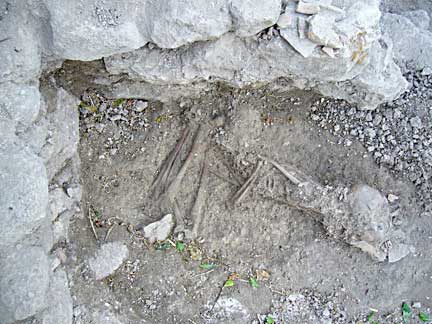 Skeleton of a Canaanite Phoenician