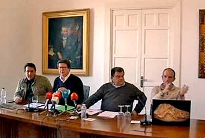 Group of archaeologist