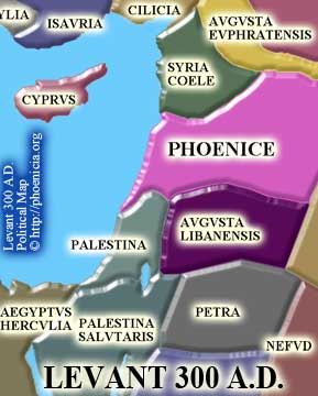 The Levant in c. 300 A.D.
