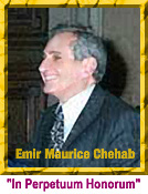 Emir (Prince) Maurice Chehab In Perpetuum Honorum 